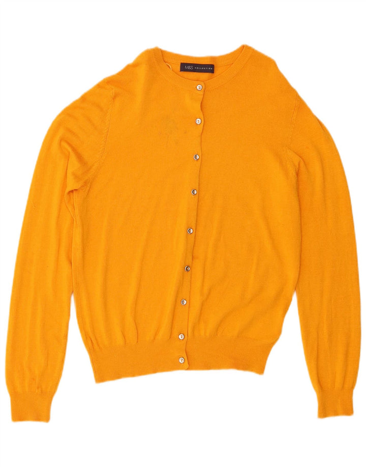 Sweter damski Marks & Spencer o regularnym kroju, UK 12, średni żółty