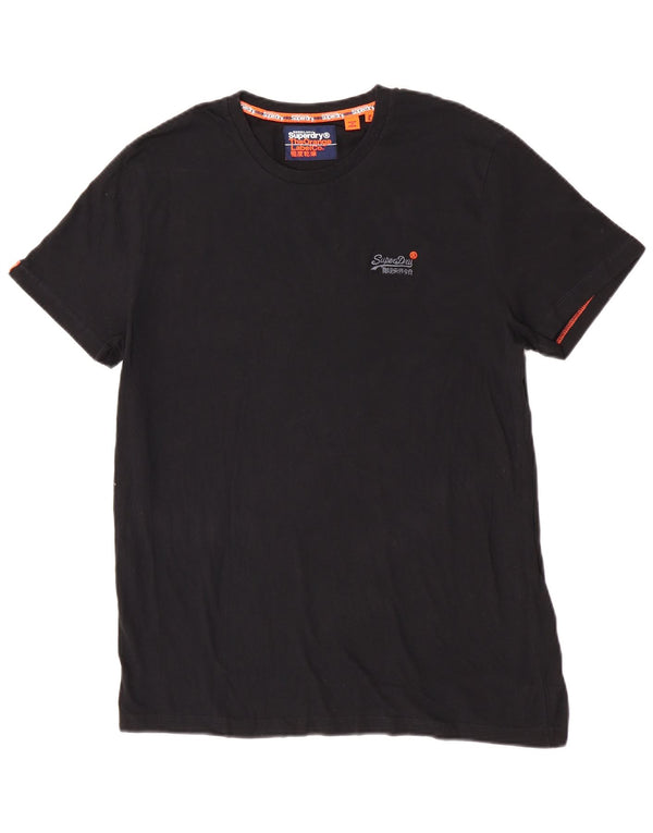 T-shirt damski Superdry Top UK 18 XL, czarny, bawełniany