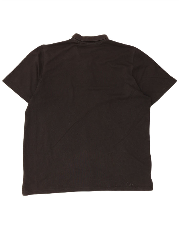Męska koszulka polo Adidas XL, czarna, bawełniana