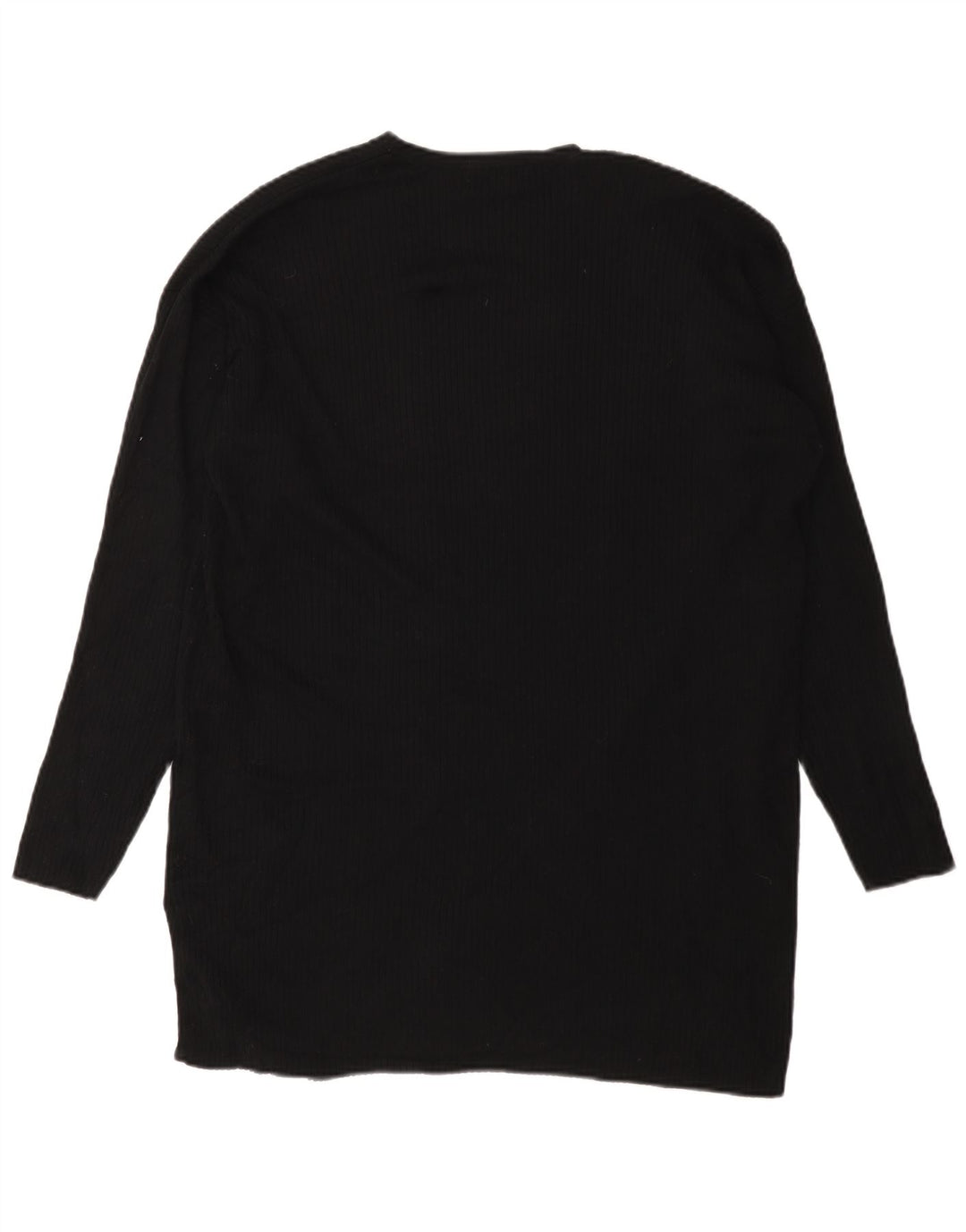 Marks & Spencer Damski sweter rozpinany o długim kroju, UK 16, duży, czarny