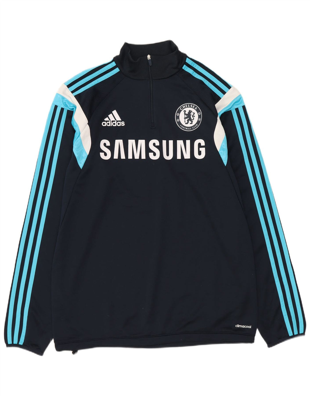 Adidas Męskie Chelsea FC Graphic Pullover Dres Top Średni Granatowy