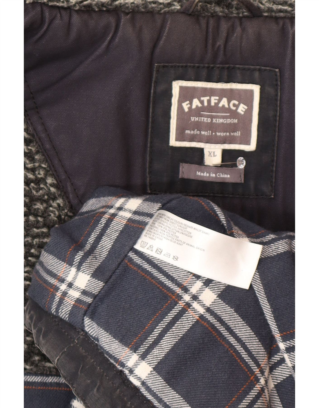 Męska wyściełana kamizelka Fat Face UK 42 XL Granatowy poliester