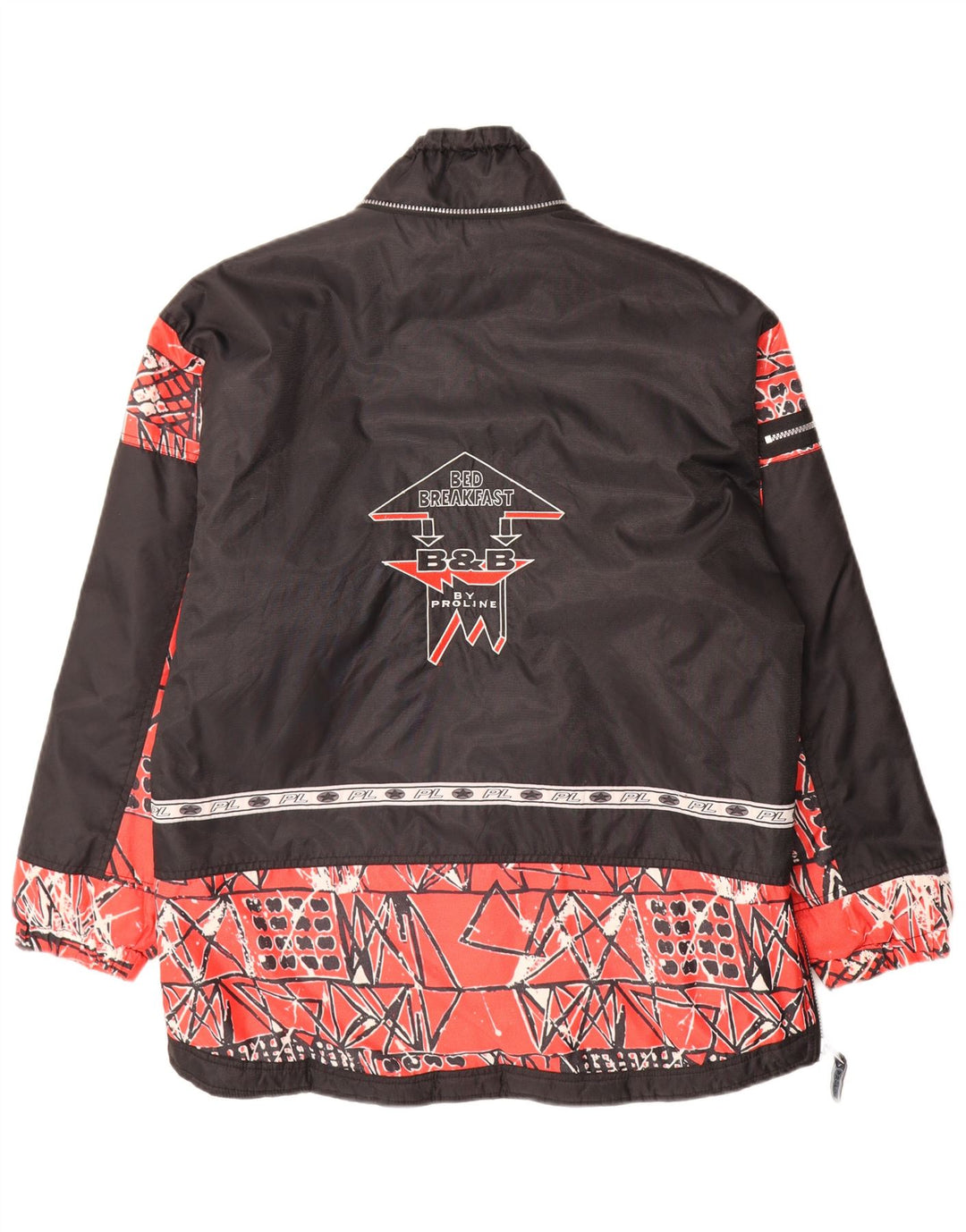 Męska kurtka Anorak Proline Graphic UK 40, duża, czerwona, geometryczna poliamid