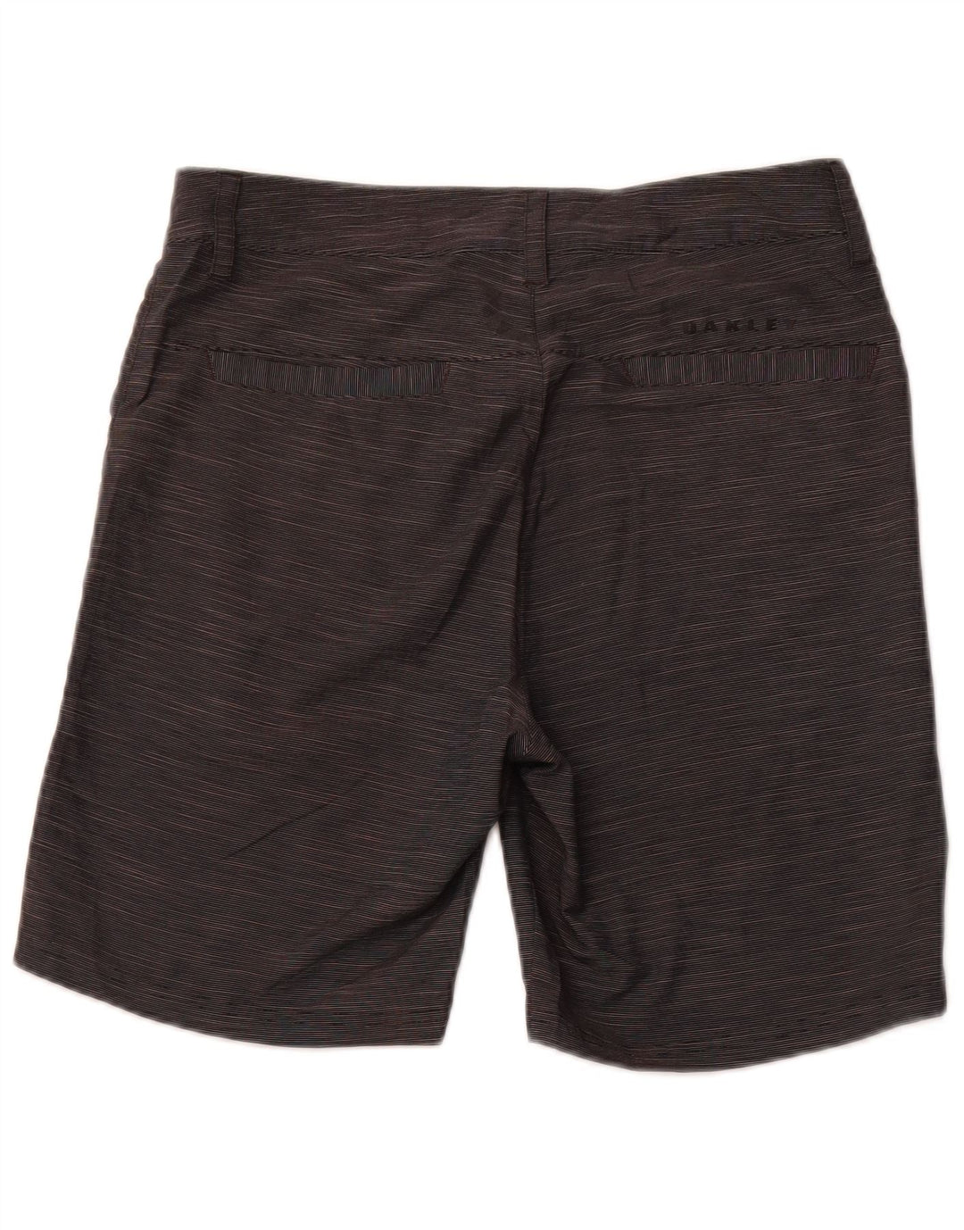 Męskie spodenki chino o regularnym kroju Oakley W30 średnioszare sportowe w prążki