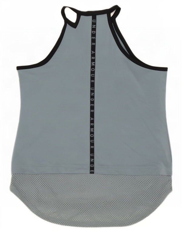 Damska kamizelka Under Armour Heat Gear Graphic Top UK 12 Medium Grey