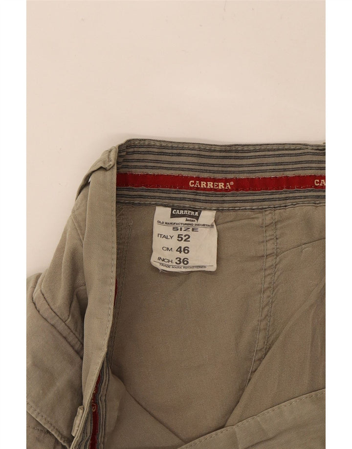 CARRERA Mens Cargo Shorts W36 Large  Beige Cotton Vintage Carrera and Second-Hand Carrera from Messina Hembry 