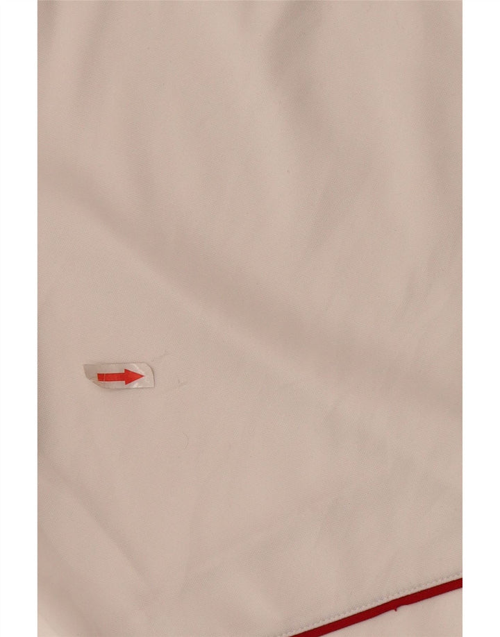 Męskie spodenki sportowe Adidas, duże, białe, poliestrowe