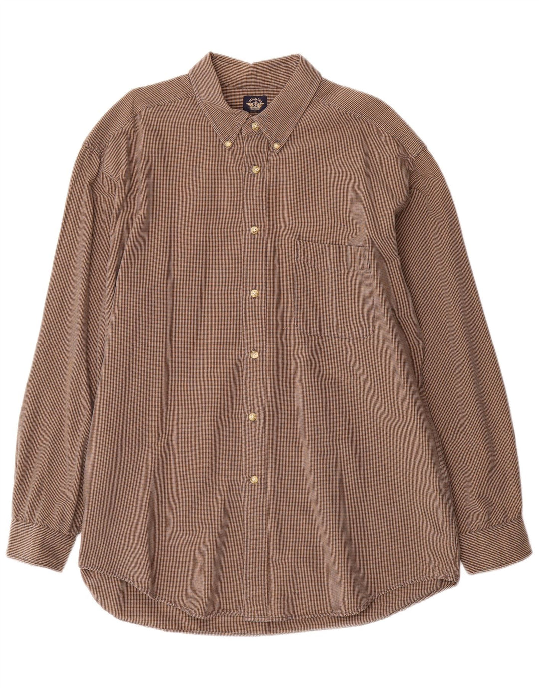 Koszula męska Dockers XL, bawełniana, brązowa krata