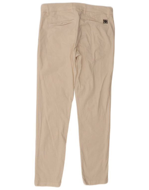 Męskie spodnie chino Zara EU 42 Large W32 L30 Beżowa bawełna