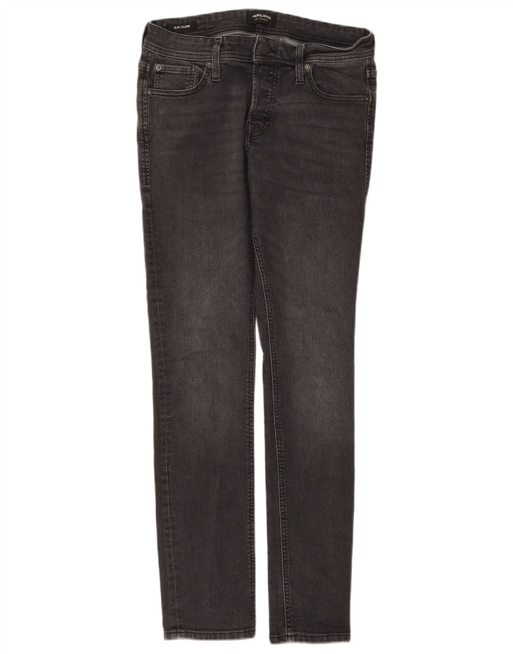 Męskie jeansy Jack & Jones GLENN Slim W30 L32 Szara bawełna