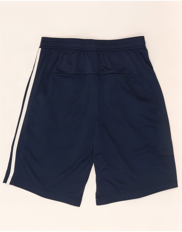 Męskie spodenki sportowe Adidas, małe, granatowe, poliestrowe