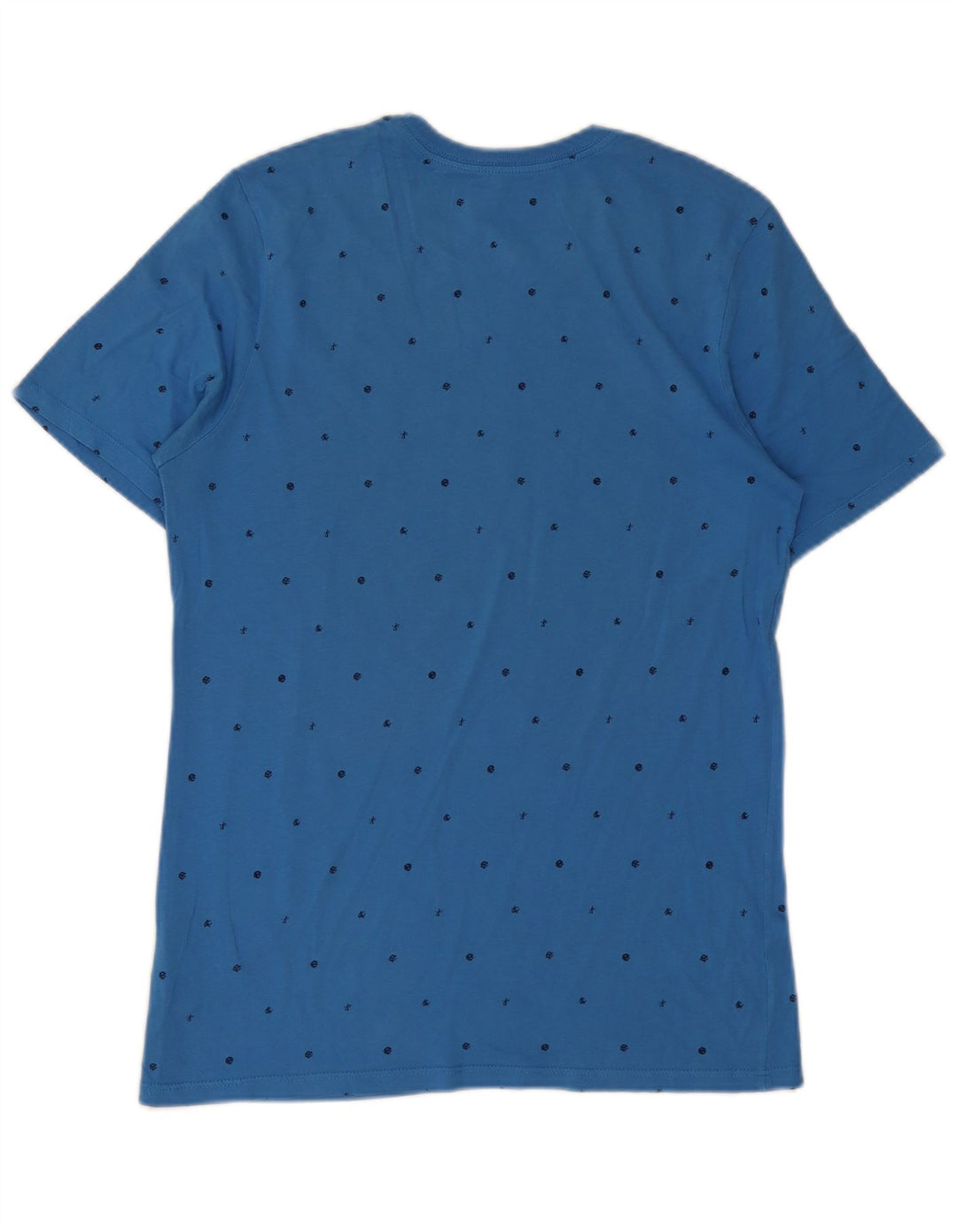 Męski T-shirt Nike Athletic Cut Graphic Top, średnia niebieska bawełna w cętki