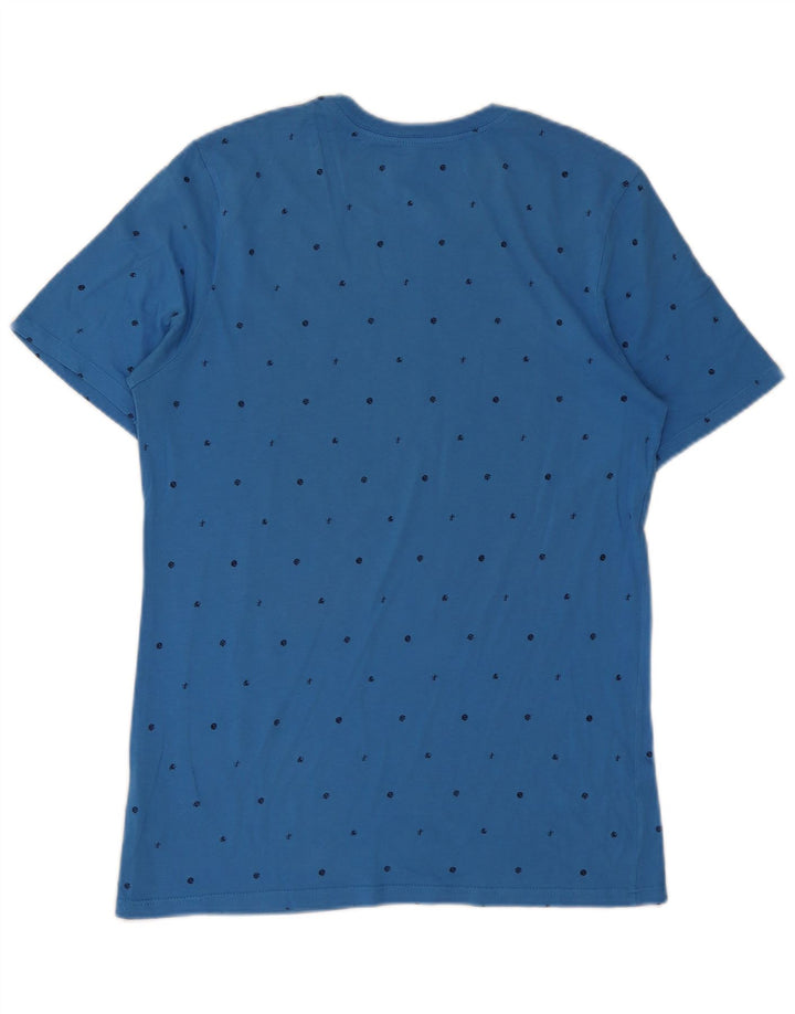 Męski T-shirt Nike Athletic Cut Graphic Top, średnia niebieska bawełna w cętki