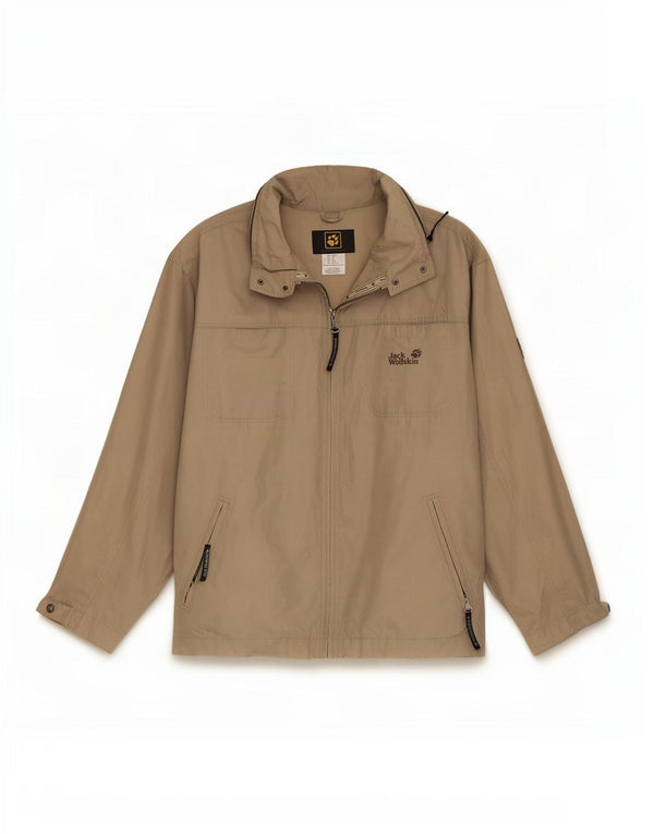 Męska kurtka bomber Jack Wolfskin o regularnym kroju, UK 44/46 XL, beżowy poliester
