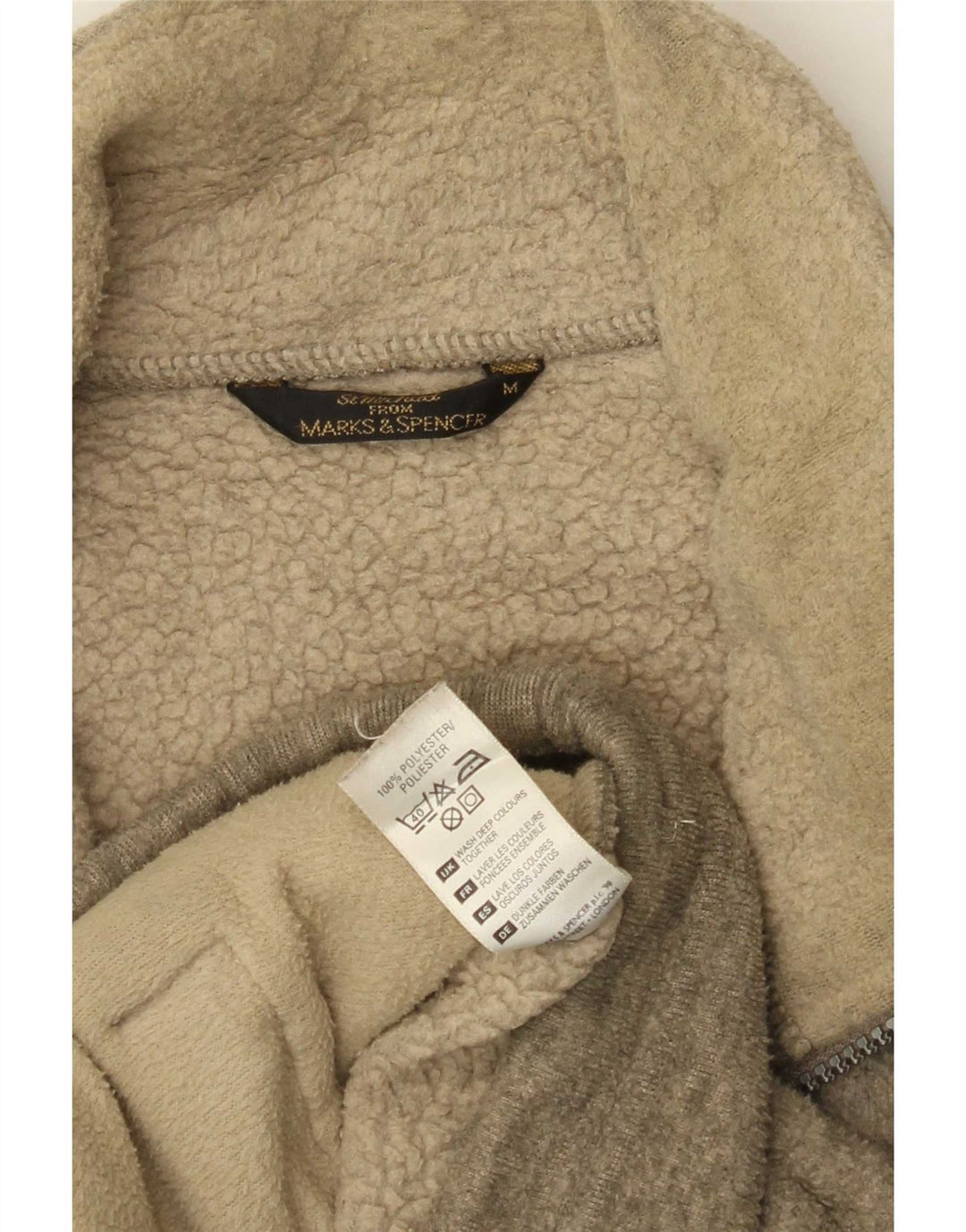 Marks & Spencer Męska kurtka dresowa St. Michael w kolorze średniego beżu