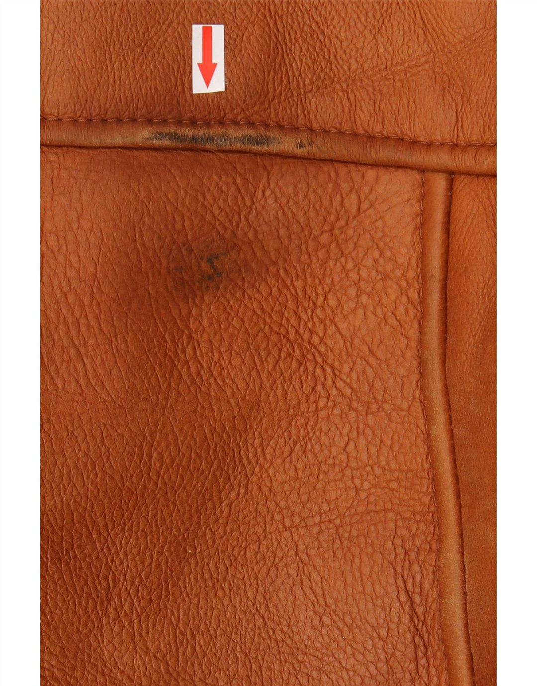 Vintage męska kurtka Shearling IT 56 3XL Brązowa kurtka Shearling