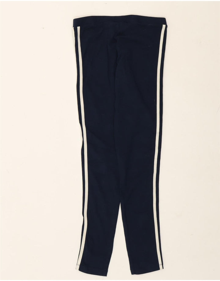 Legginsy Damskie Adidas UK 8 Małe Granatowe Bawełniane