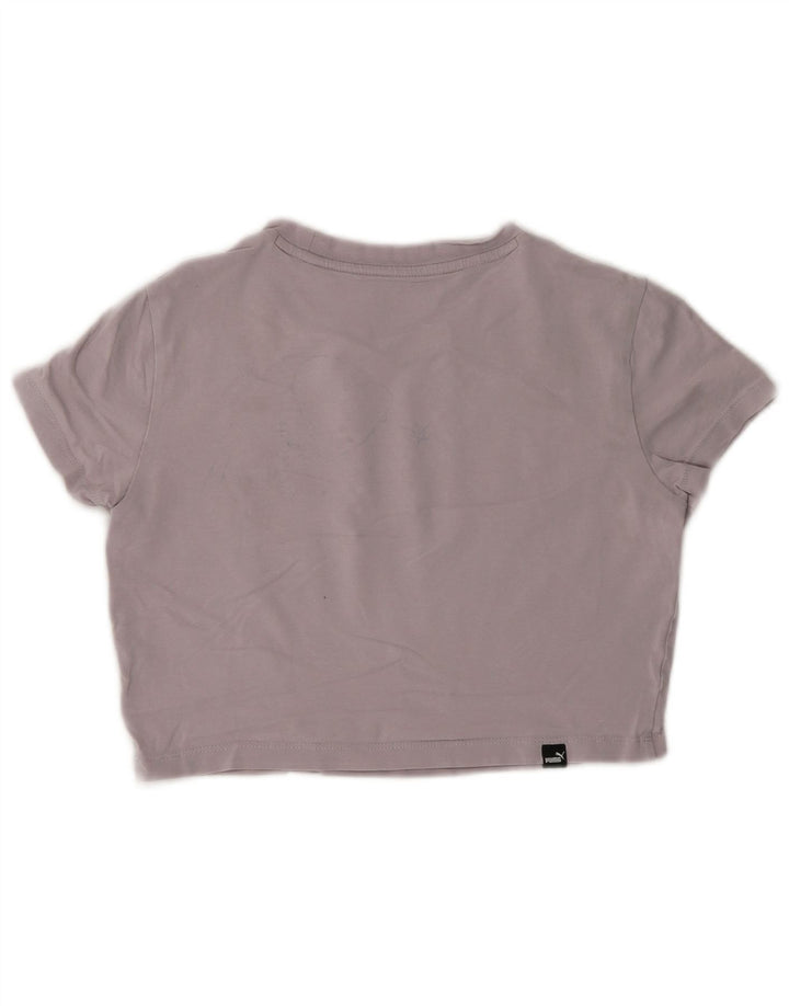 Damska koszulka Puma Crop Graphic Top UK 10 Small Grey