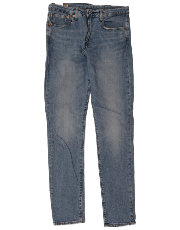 Męskie jeansy Levi's 512 Slim Fit W32 L34 Niebieska bawełna