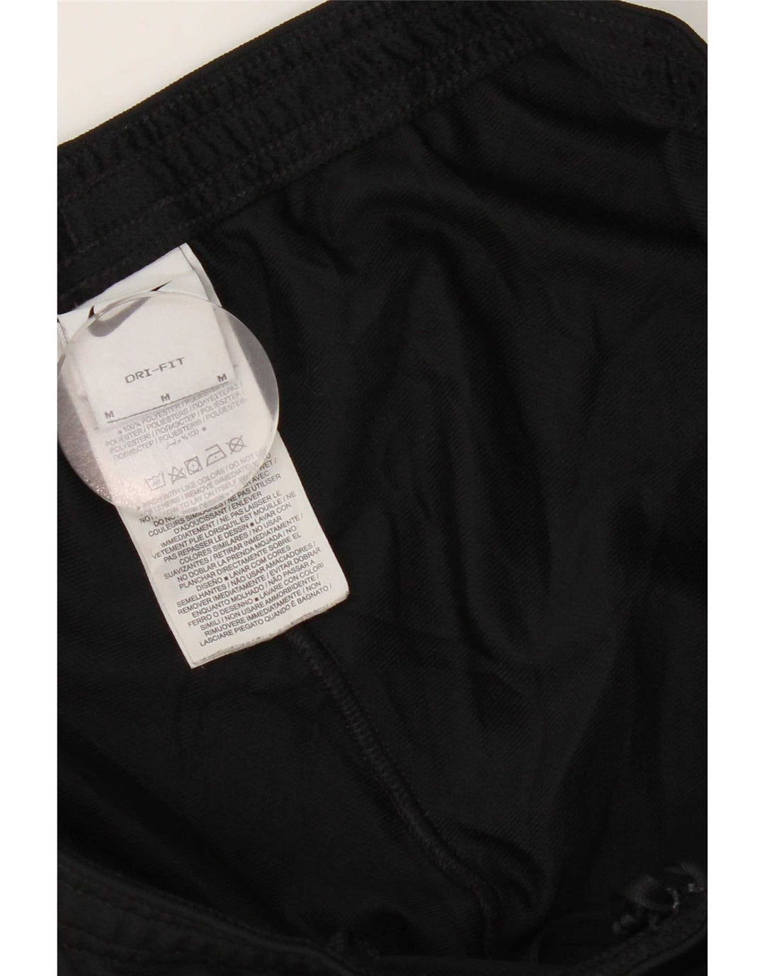 Męskie spodnie dresowe Nike Dri Fit, średni czarny poliester