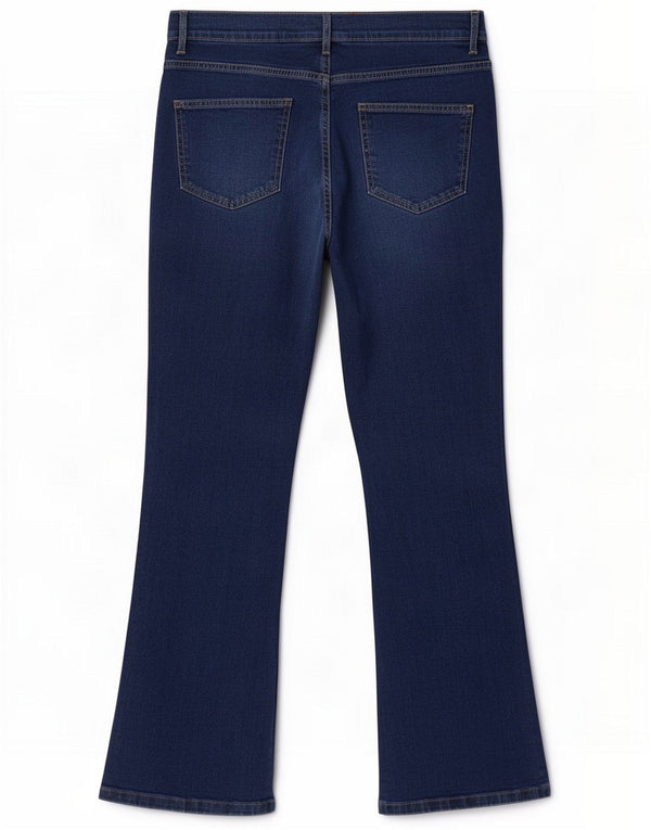 Marks & Spencer Damskie jeansy Slim Bootcut UK 12 Medium W30 L28 Niebieskie bawełniane