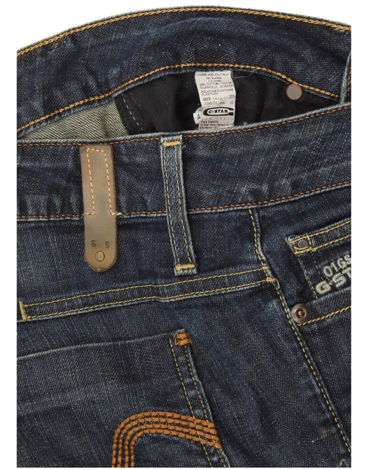 Damskie jeansy Crop G-STAR W27 L26 Niebieskie bawełniane