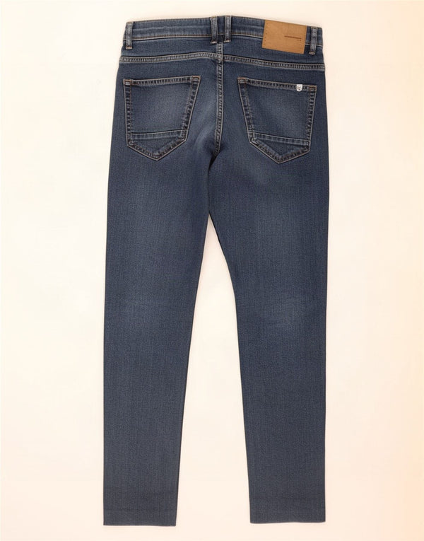 Męskie jeansy slim fit Zara EU 42 Large W32 L27 Niebieskie bawełniane