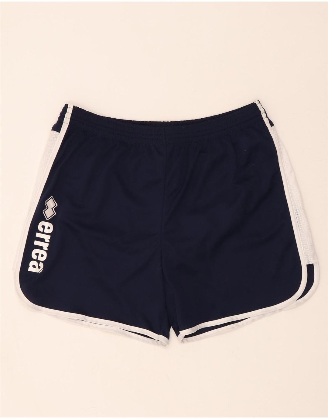 ERREA Mens Graphic Sport Shorts 2XL Navy Blue Colourblock Polyester