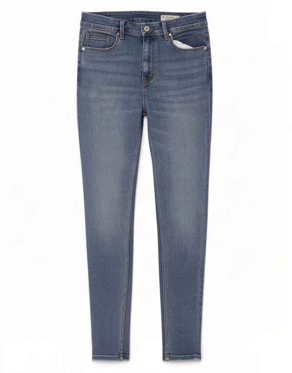 Marks & Spencer Damskie Ivy Skinny Jeans UK 12 Medium W30 L28 Niebieskie bawełniane