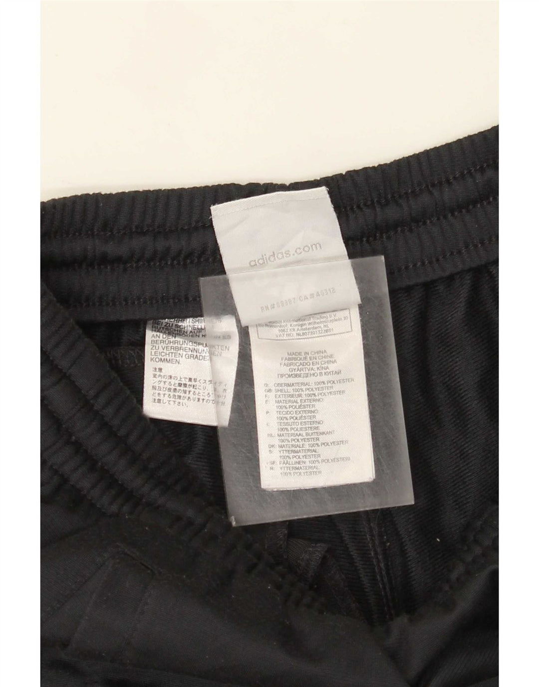 Męskie spodnie dresowe Adidas UK 36/38 Mały granatowy poliester