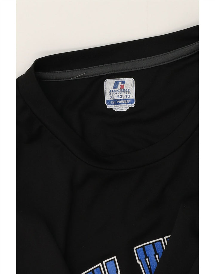 Męska kamizelka z grafiką Russell Athletic Dri-Power Graphic, XL, czarna