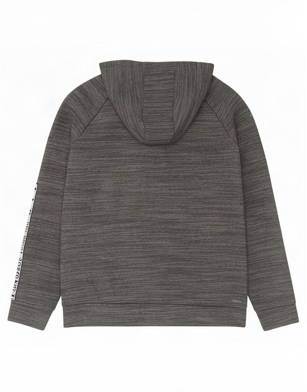 Damska bluza z kapturem i zamkiem Adidas UK 20/22 XL Szara, nakrapiana bawełna
