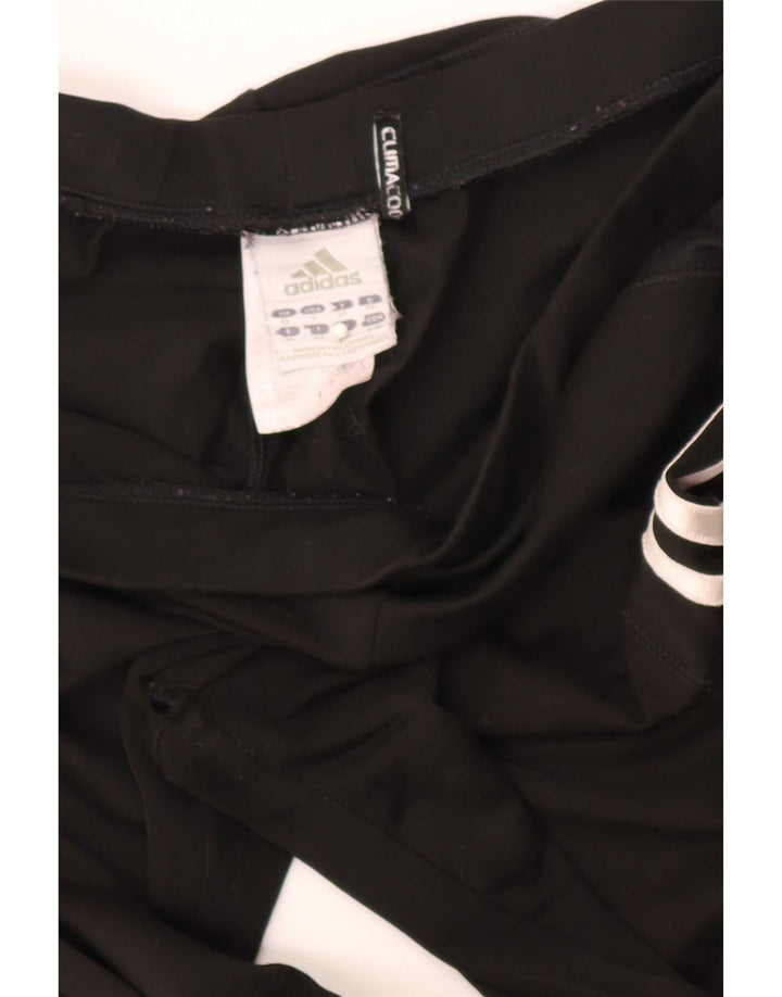 Legginsy damskie Adidas UK 10, małe, czarne, poliestrowe