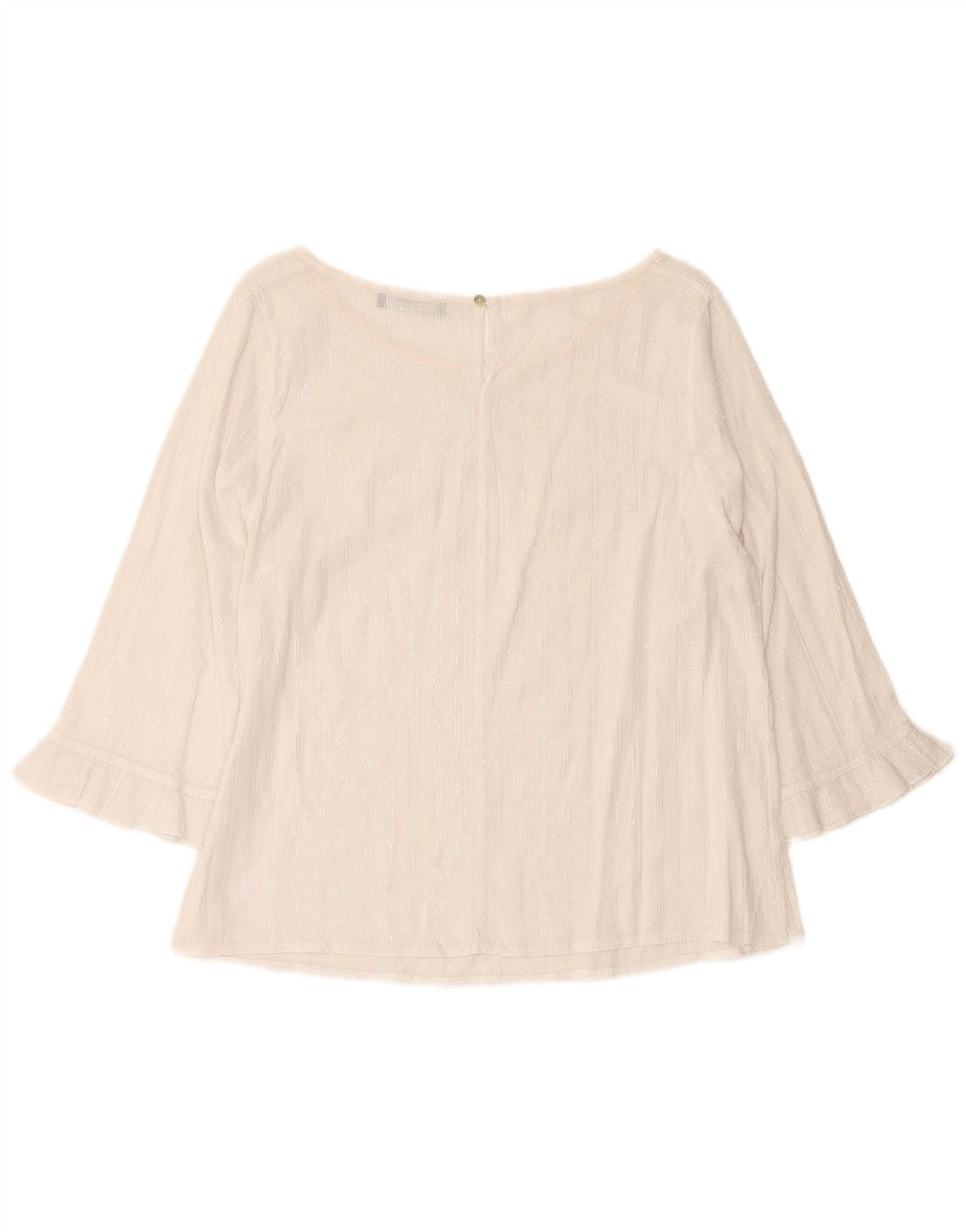 Damska bluzka z krótkim rękawem 3/4 RAGNO UK 12 w średnie białe paski