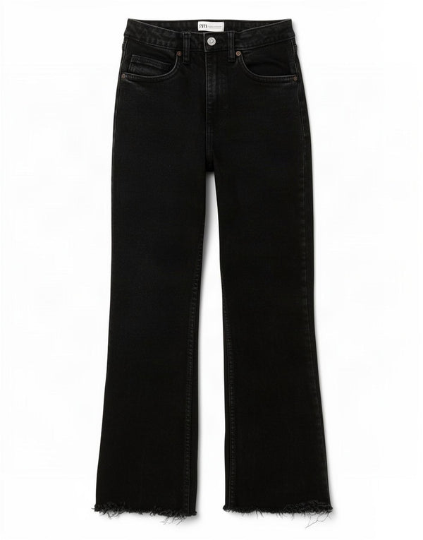 Damskie jeansy Bootcut Zara EU 36 XS W26 L24 Czarne