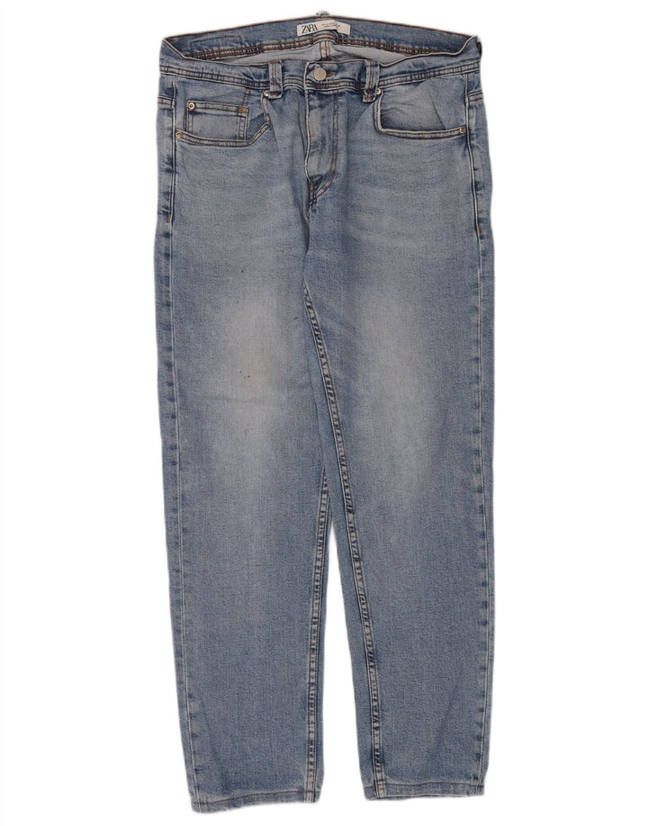 Męskie jeansy Zara Slim EU 44 Large W34 L30 Niebieskie