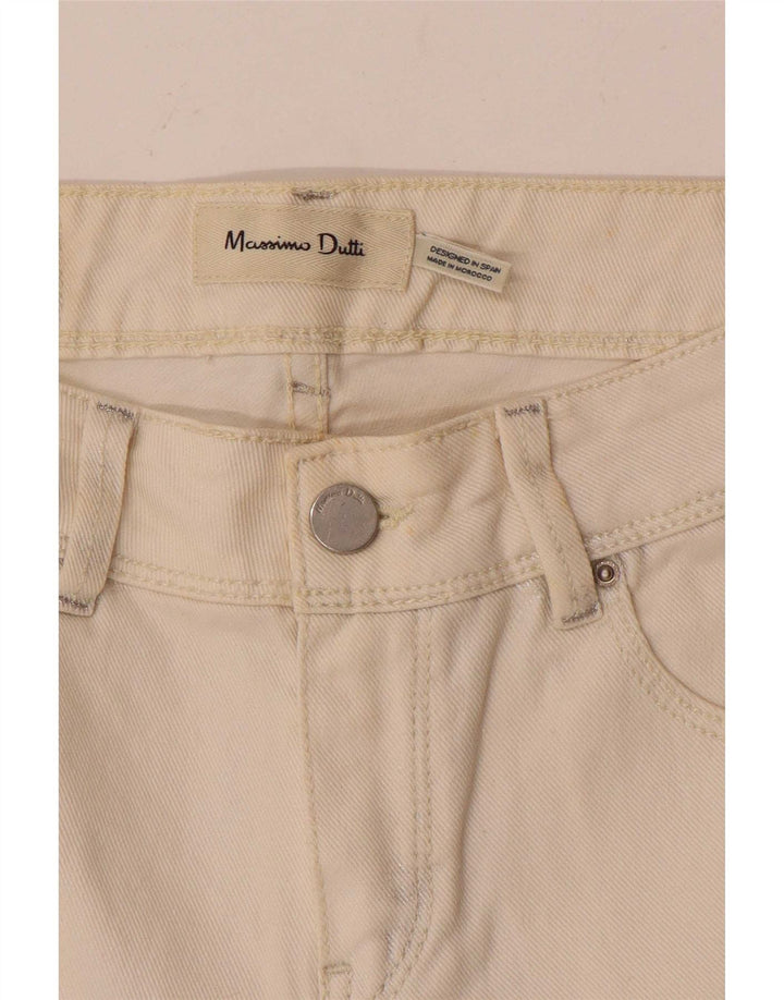 Damskie jeansy skinny Massimo Dutti W26 L28 białe