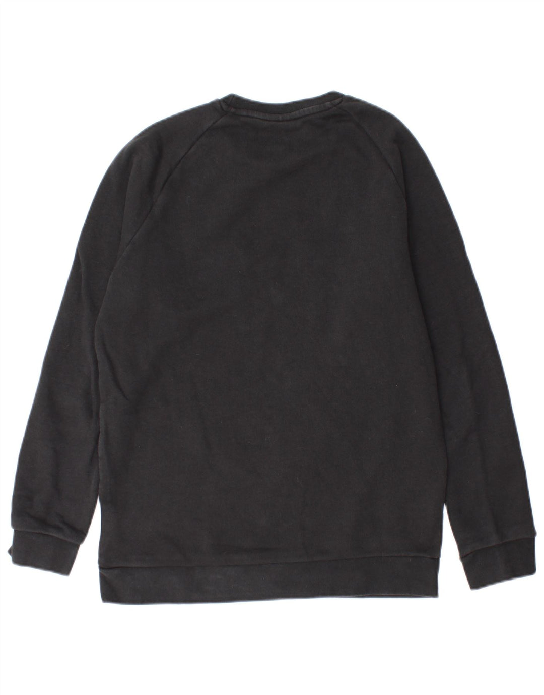 ADIDAS Mens Sweatshirt Jumper Small Black Cotton