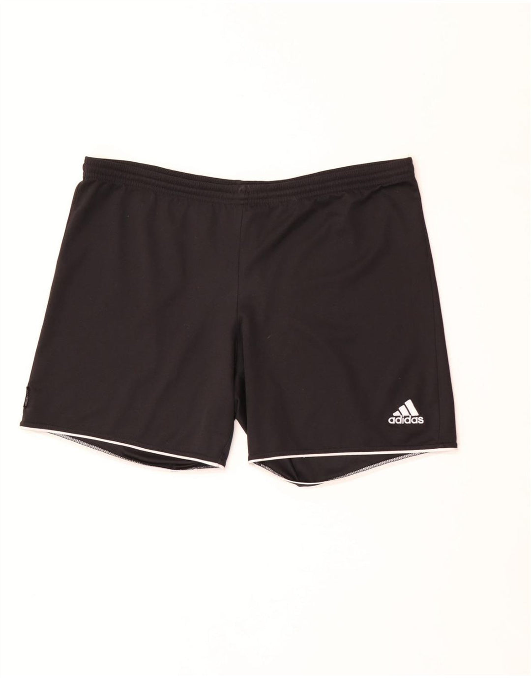 Męskie spodenki sportowe Adidas, duże, czarne, poliestrowe