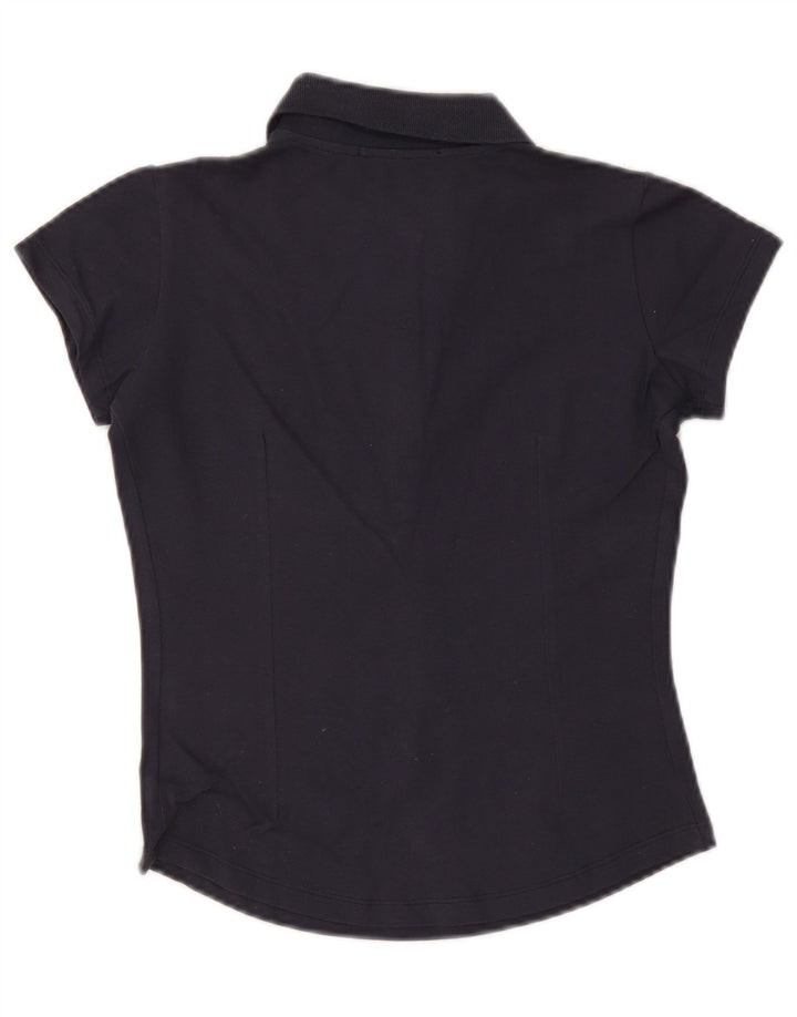 Damska koszulka polo SERGIO TACCHINI UK 12, średnia, granatowa, bawełniana