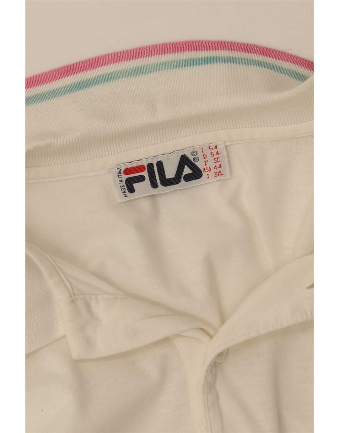 Męska koszulka polo Fila Graphic IT 54 XL w białe paski