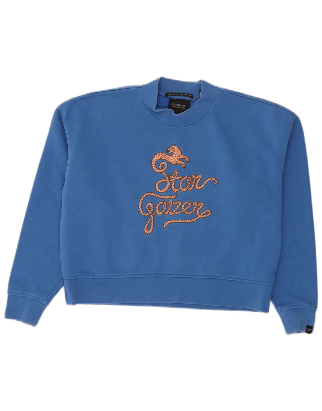 Damska bluza oversize Scotch & Soda Graphic UK 10 Small Blue