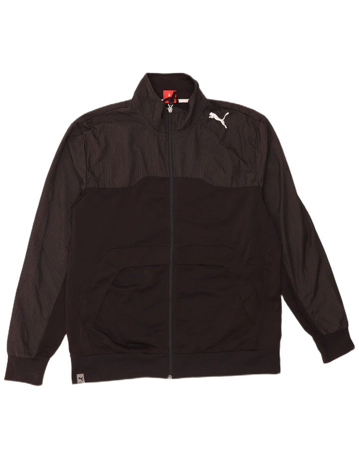 Męska kurtka dresowa Puma XL w czarne cętki