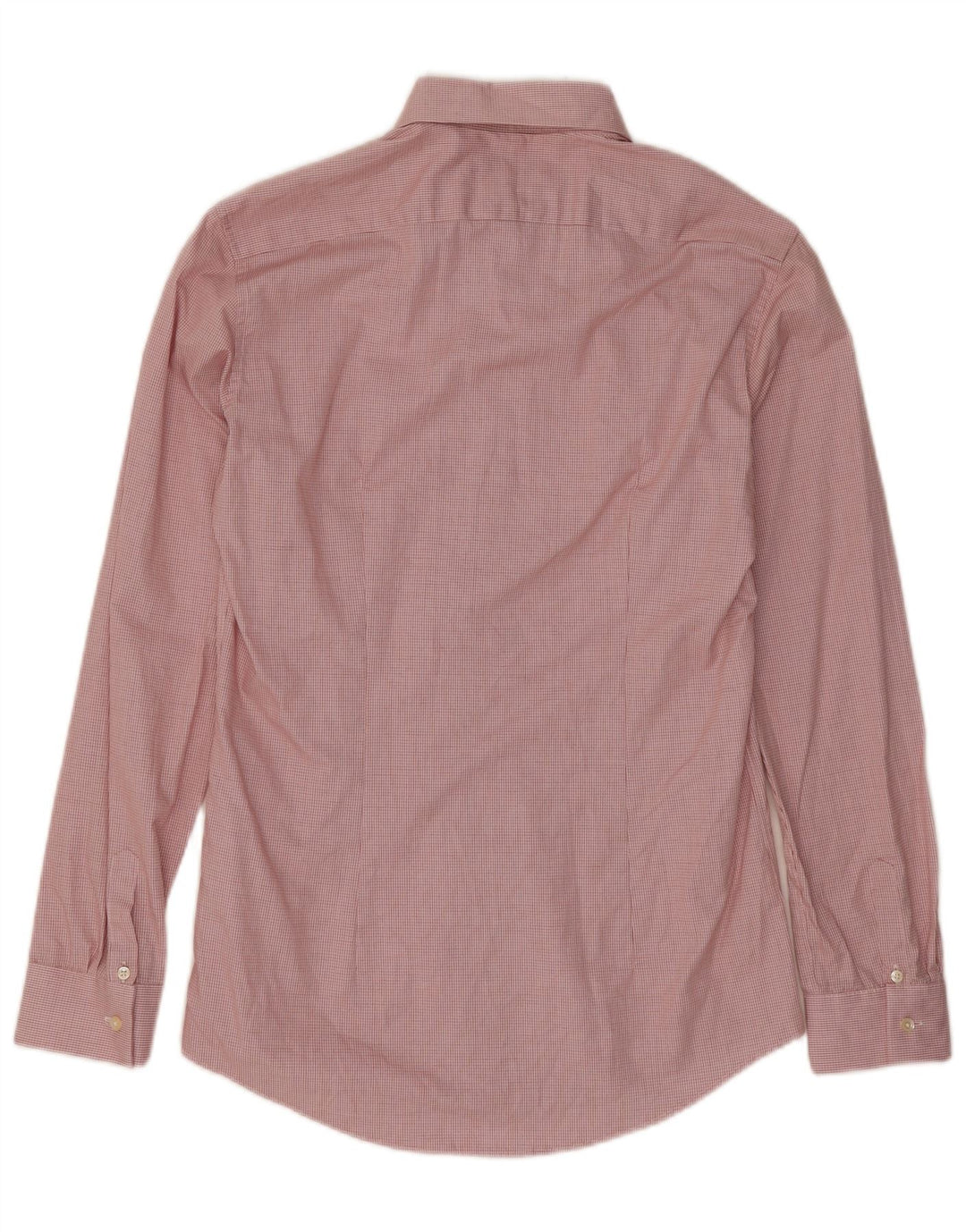 Koszula męska Reiss Slim Fit, mała, czerwona bawełniana kratka