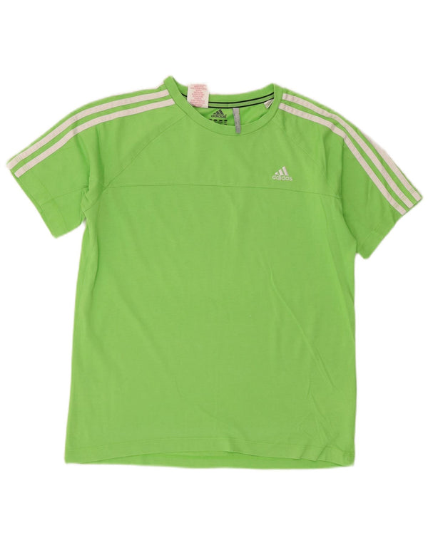 Adidas Chłopięcy T-Shirt Top 13-14 Lat Zielony Bawełniany Sport