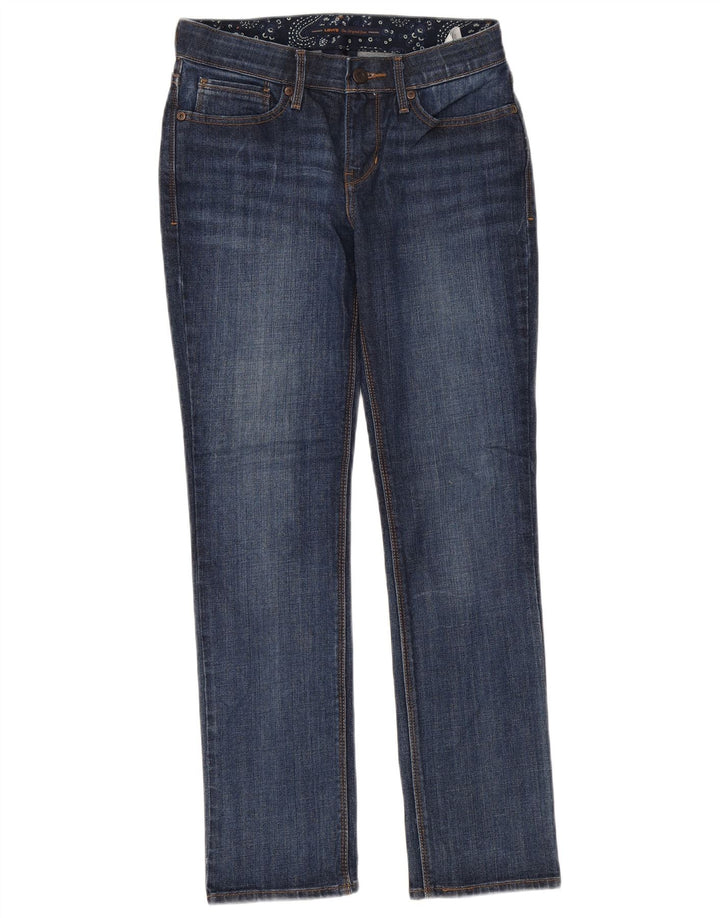 Damskie jeansy LEVI'S 525 Straight US 4 Small W28 L28 Granatowa bawełna