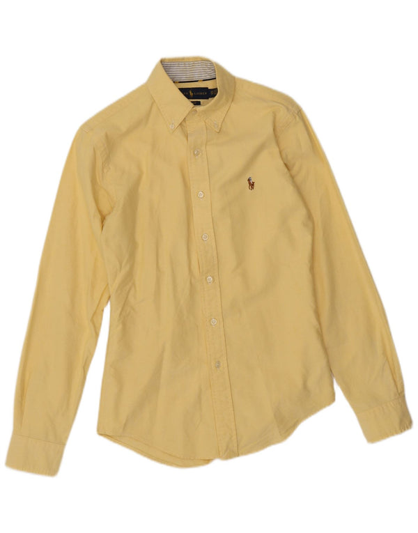 Koszula męska Ralph Lauren o dopasowanym kroju XS, żółta, bawełniana