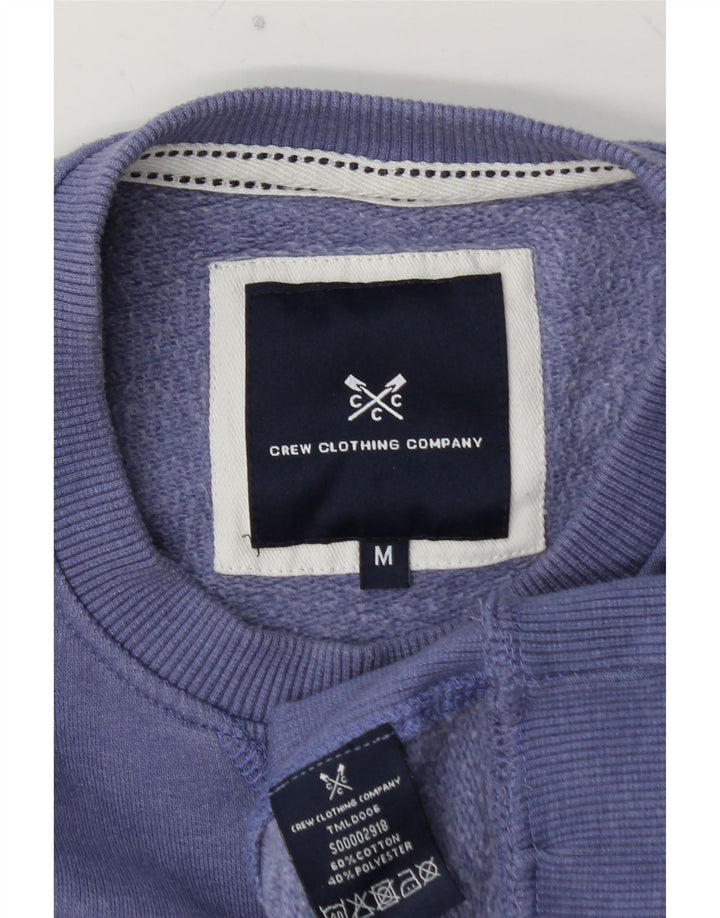 CREW CLOTHING Męski sweter, bluza, średni fiolet, bawełna