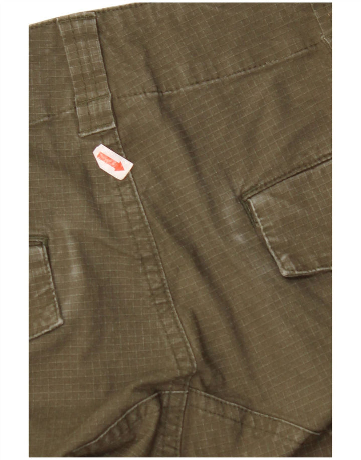 Damskie spodnie cargo NIKE W34 L27 Khaki, bawełna