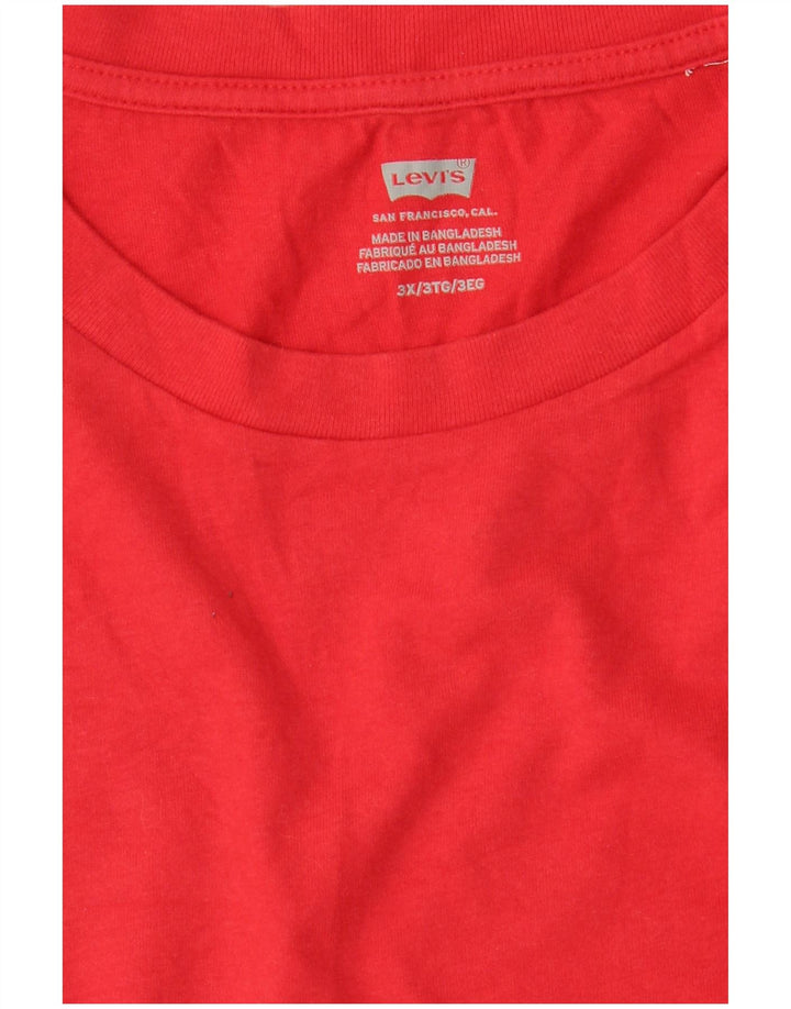 Koszulka męska LEVI'S Top 3XL czerwona